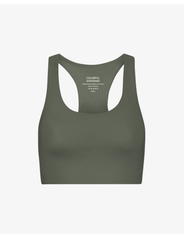 Active Cropped Bra - Dusty Olive livraison gratuite