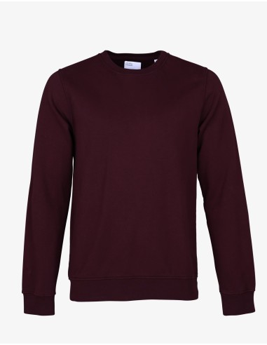 Classic Organic Crew - Oxblood Red Dans la société mordern